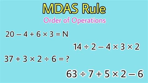 how to solve mdas rule|ORDER OF OPERATIONS .